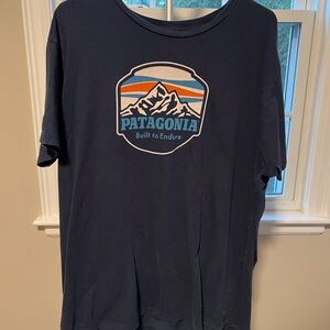 Patagonia Blue Slim Fit Tee